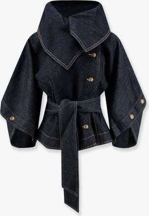 Zimmermann Giacca Valiant in blue denim - ZIMMERMANN - gender_Woman