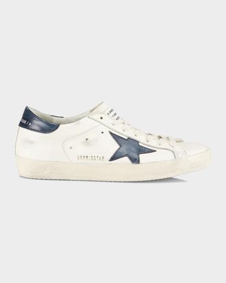 Golden Goose Men & apos;s Super Star Leather Low-Top Sneakers