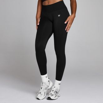 MyProtein Mallas sin costuras Invisible Scrunch para mujer de MP - Negro lavado - XS