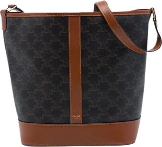 Celine Pre-owned Bolso Cubo Vintage - Pre-owned - Mujer - Marr&oacute;n - ONE SIZE