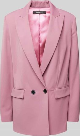Swing Blazer mit Reverskragen in Rose, Gr&ouml;&szlig;e 36