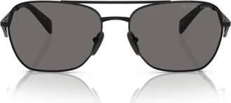 Prada Gepolariseerde Zonnebril - unisex - Zonnebrillen - Zwart - 59 MM - Accessoires