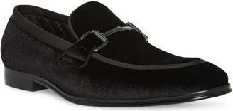 Steve Madden Aahron Leather Loafer in Black/Silver at Nordstrom Rack, Size 10.5