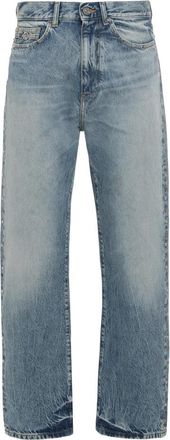 Versace Slim Fit Jeans - Heren - Regular Fit Jeans - Blauw - W32 - Katoen - Jeans