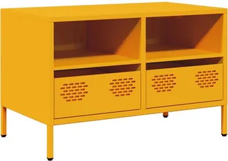 vidaXL Vidaxl - tv Cabinet Mustard Yellow 68x39x43.5 cm Cold-rolled Steel