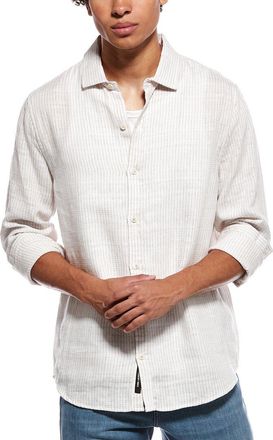Karl Lagerfeld Karl Lagerfeld Jacquard Linen-Blend Shirt