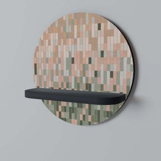 OEM Construyendo El Futuro Estante Redondo Negro