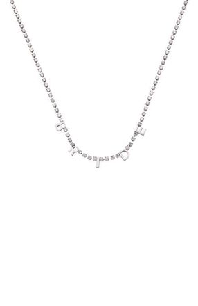 Alex and Ani Bride Tennis Chain Necklace in Silver at Nordstrom
