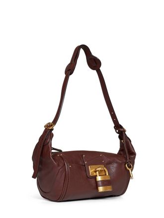 Chlo&eacute; Womens Crossbody Bag Paddington Brown Calf Leather Shoulder