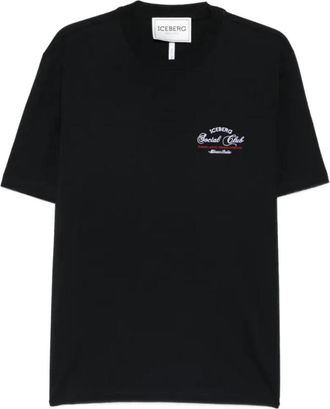 Iceberg Tee Social Club - Heren - T-shirts - Zwart - XL - Tops