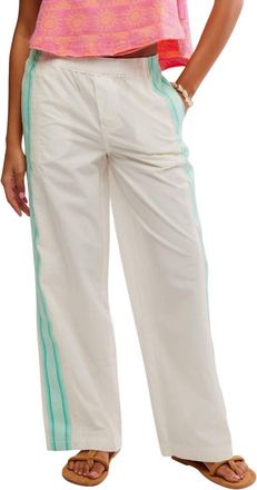 Free People Womens Team Spirit Pull On Pants In Bleached Aqua