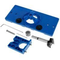 OEM Plantilla De Perforaci&oacute;n Para Bisagras Ocultas De 35 Mm - Broca Forstner De 35 Mm - Tope De Profundidad Ajustable - Instalaci&oacute;n Precisa De Bisagras Oc