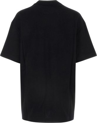 Jil Sander Python-Patch T-shirt - Black