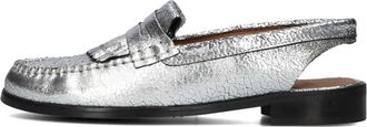 Catwalk Zilveren Slingback Schoenen voor Vrouwen - Dames - Loafers - Grijs - 38 EU - Schoenen
