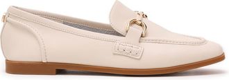 Steve Madden Keli Flat Shoe BONE LEATHER