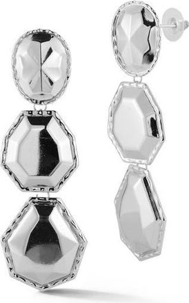 Sphera Milano Geometric Drop Earrings in Silver at Nordstrom Rack