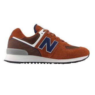 New Balance 574 Classic su&egrave;de sportschoenen voor heren (Bruin/Grijs)