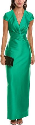 Badgley Mischka Cap Sleeve Gown