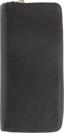 Louis Vuitton Noir Epi Leather Long Wallet (Bi-Fold) (Pre-Owned)