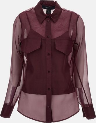 Federica Tosi Camicia In Organza Di Seta