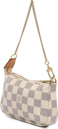 Louis Vuitton Crossbody Bags - 2007 Damier Azur Mini Pochette Accessoires - Gr. unisize - in Grau - für Damen