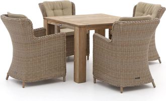 Intenso Furniture Intenso Milano/ROUGH-X 100cm dining tuinset 5-delig