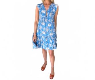 Emerson Fry Angel Mini Dress In Peace Sky Blue