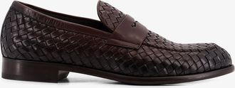 Doucal's Mocassini Adler in pelle con motivo intrecciato - DOUCALS - gender_Man