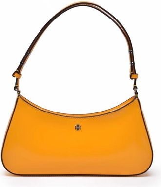Tory Burch Emerson Patent Schoudertas - Dames - Schoudertassen - Geel - ONE Size - Leer - Tassen