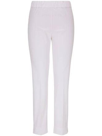 D.exterior tailored-cut slim-fit trousers - White