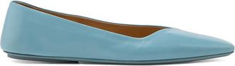 Mars&egrave;ll Cazzuola pointed ballet flats - women - Calf Leather/Calf Leather/Calf Leather - 36 - Blue