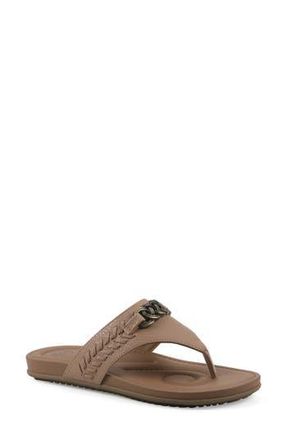 White Mountain Aladdin Flip Flop in Natural/Smooth at Nordstrom Rack, Size 6.5