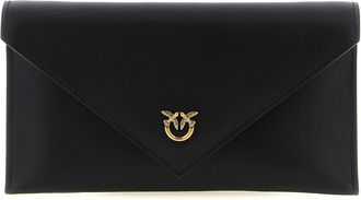 Pinko Flat Mini Portafogli Nero-Donna