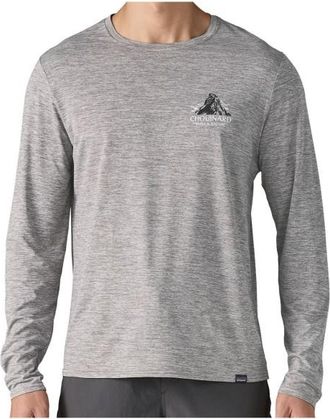 Patagonia L/S Cap Cool Daily Graphic Shirt Lands Funktionsshirt für Herren | grau
