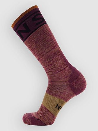 Mons Royale Merino Snow Calcetines T&eacute;cnicos rojo