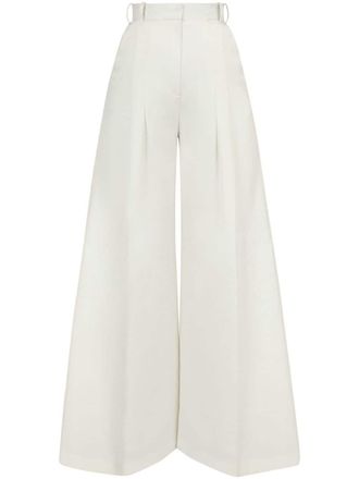 Nina Ricci tailored palazzo trousers - White
