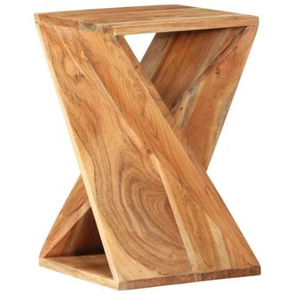 vidaXL Vidaxl - Mesa Auxiliar Madera Maciza De Acacia 35x35x55 Cm