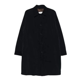 Amaranto Single-Breasted Coats, male, Blue, S, Single-Breasted Coat