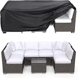 OEM Housse De Meuble De Jardin - Polyester Oxford 420d Impermeable - Avec Aeration Et Protection Uv - 210x110x70 Cm - 1 Piece