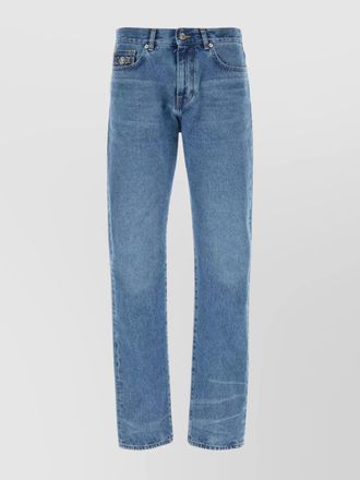 Versace denim regular-fit straight-leg jeans
