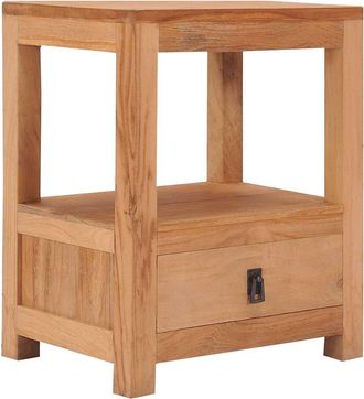 vidaXL Mesita De Noche De Madera Maciza De Mango 40x30x50 Cm Vidaxl