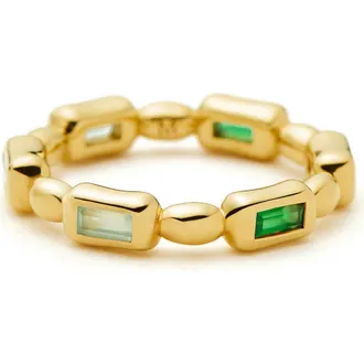 Missoma Molten Stone Stacking Ring in Gold at Nordstrom, Size 6.75