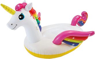 Intex Isola Intex Materassino Gonfiabile Unicorno Bianco 287 X 193 X 165 Cm