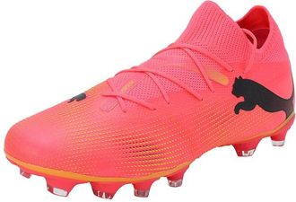 Puma Puma Men Future 7 Match Fg/Ag Soccer Shoes, Sunset Glow-Puma Black-Sun Stream, 10.5 UK