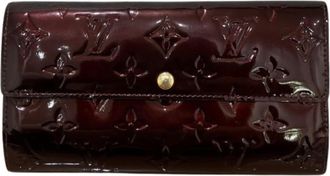 Louis Vuitton Vernis Amarante Vernis Long Wallet (Bi-Fold) (Pre-Owned)