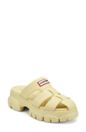 Hunter Bonnie Lug Sole Slip-On Shoe in Yellow at Nordstrom, Size 9