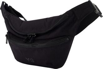 Yohji Yamamoto Unisex Synthetic Belt Bag Black