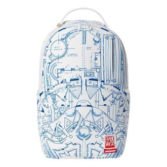 Sprayground Frank Lloyd Wright Collab Architectural Drawing Backpack Multicolor B8838