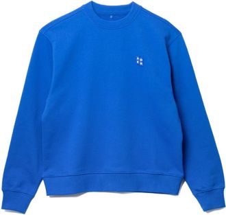Ader Error Tetris Logo Jumper Blue Zigzag Stitch