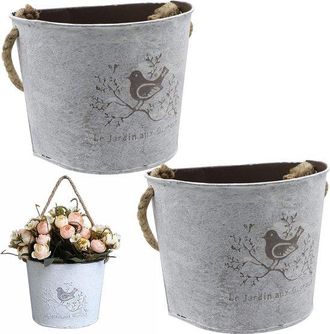 OEM Maceta Colgante, 2 Piezas, Maceta Colgante, Arte En Hierro, Maceta Colgante, Semicircular, Para Jard&iacute;n R&uacute;stico, Suculentas Y Hierbas